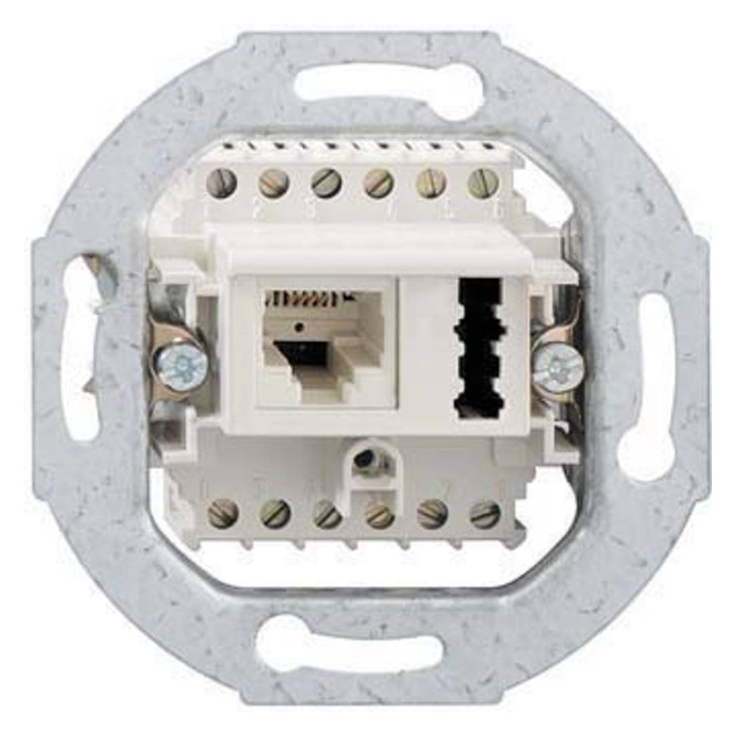 Rutenbeck Anschl.E. IAE/UAE8(6)-TAE6F+N/UP0RW reinweiss 2x6pol.70x70x30mm 13311401 IAE/UAE8(6)-TAE6F+N/ (13311401)