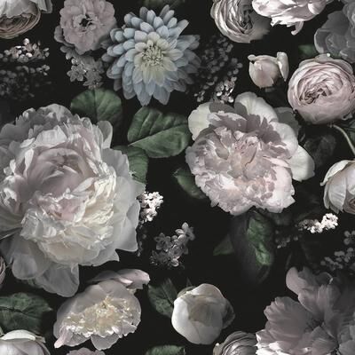 Tempaper Moody Floral Peel and Stick Wallpaper - 60 sq. ft.