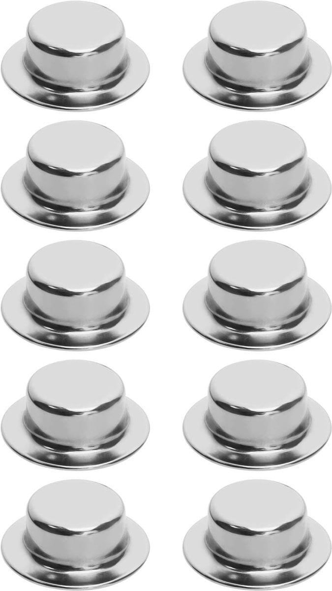 Dailygoods Push Moer Set van 10 - Duurzaam Metaal - Buitendiameter