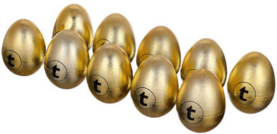 Thomann Egg Shaker Set 10 pcs Gold or