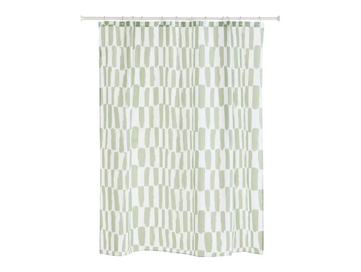 Duschvorhang Dacca, Johann Jakob, weiss/blassgrün, Polyvinylchlorid (PVC)