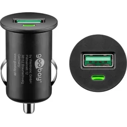 goobay 18W USB-A Kfz-Ladegerät, schwarz