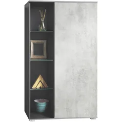VITRINE Davos Beton Oxid Optik