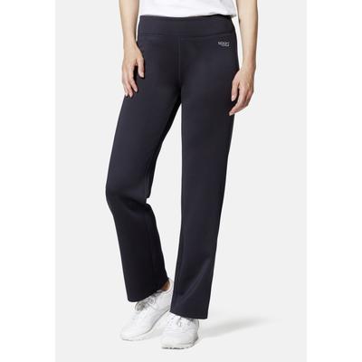 Jazzpants STOOKER WOMEN "Poly-Stretch Jazzpants", Damen, Gr. 44/46, blau (navy), Sweatware, 95% Polyester, 5% Elasthan, gerade lang, Hosen, Jazzpants Regular Fit Sport Funktionsmaterial für Damen