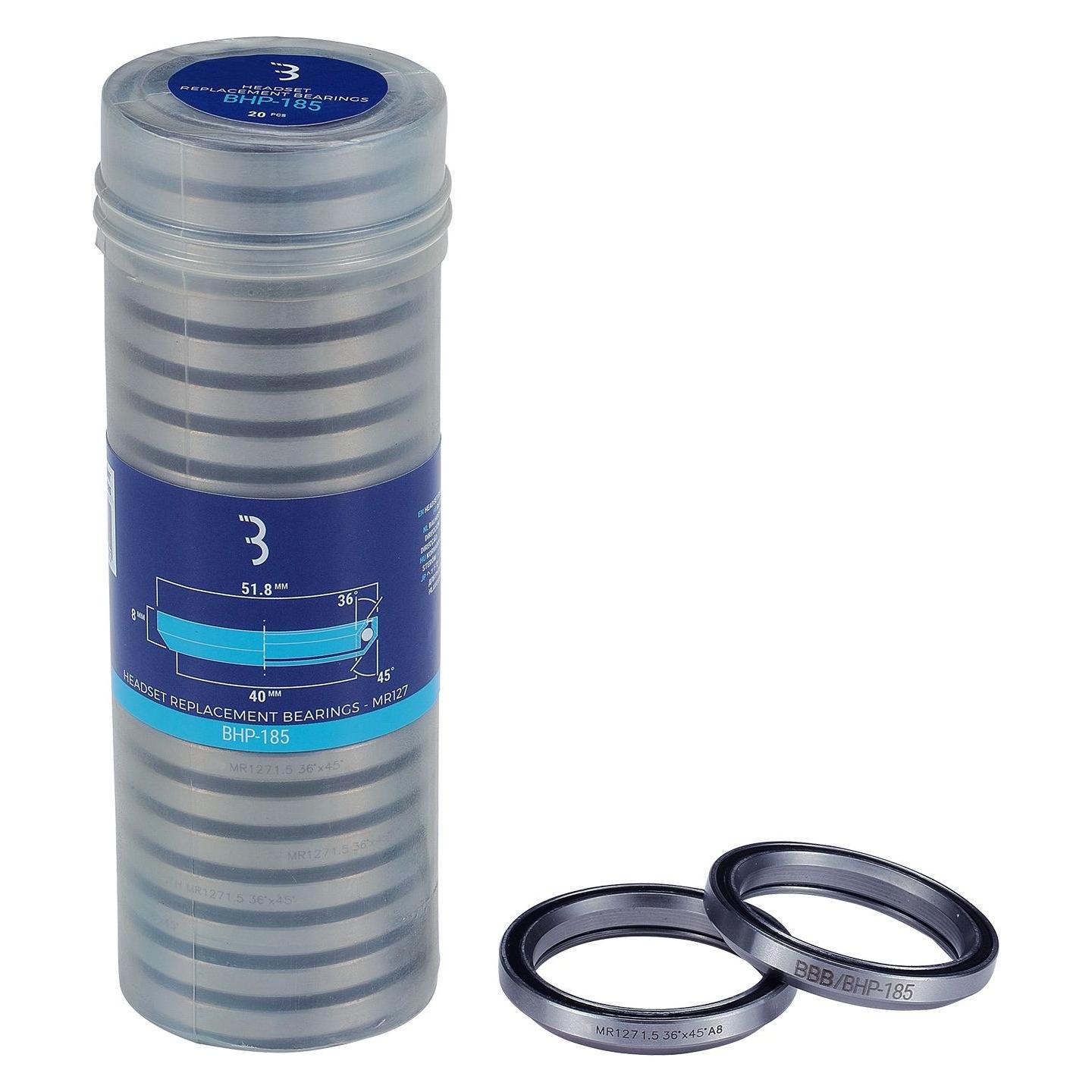BBB OEM Ersatz-Steuerlager CrMo, 20 Stk. (BHP-185 2929628501)