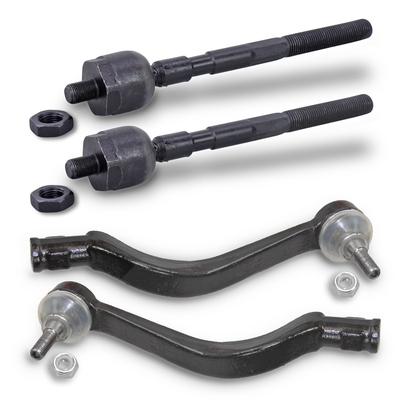 Atec 2x Spurstange + 2x Spurstangenkopf [Hersteller-Nr. 40578770] für Dacia, Renault