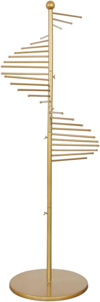 Sjaal Display Rek - Hanger Organizer - Goud - 170 cm