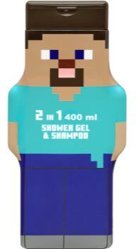 Minecraft Shower Gel & Shampoo gel de banho suave e champô para crianças 400 ml. Shower Gel & Shampoo