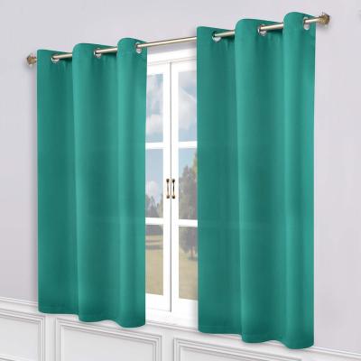 Superior Modern Solid Washable Room Darkening Curtains, Set of 2 Panels