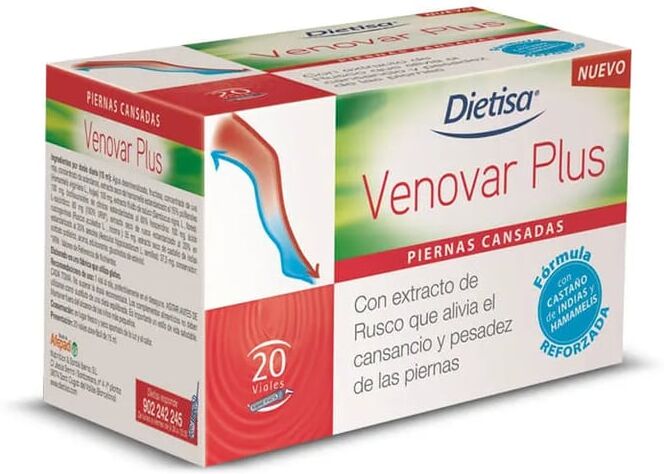 Dielisa VENOVAR PLUS 20 Frascos de 15ml