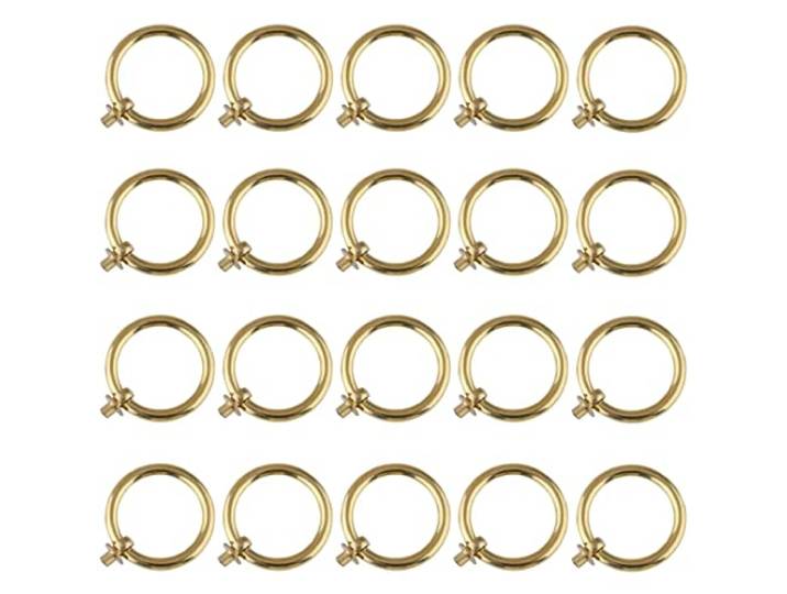 20 Stück Ziehgriffe Schrank, Schublade, Schrank, Kleiderschrank(Brass,50mm Diameter)