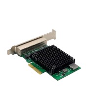 InLine Quad Gigabit Netzwerkkarte 4x RJ45 2,5Gb/s PCIe x4 inkl. low profile Diese InLine® PCIe-Netzwerkkarte ist ein leistungsstarker 10/100/1000/2,5G BASE-T Ethernet LAN Controller. Sie bietet eine kostengünstige Lösung für die Verbindung mit einem Netzw (51127A)