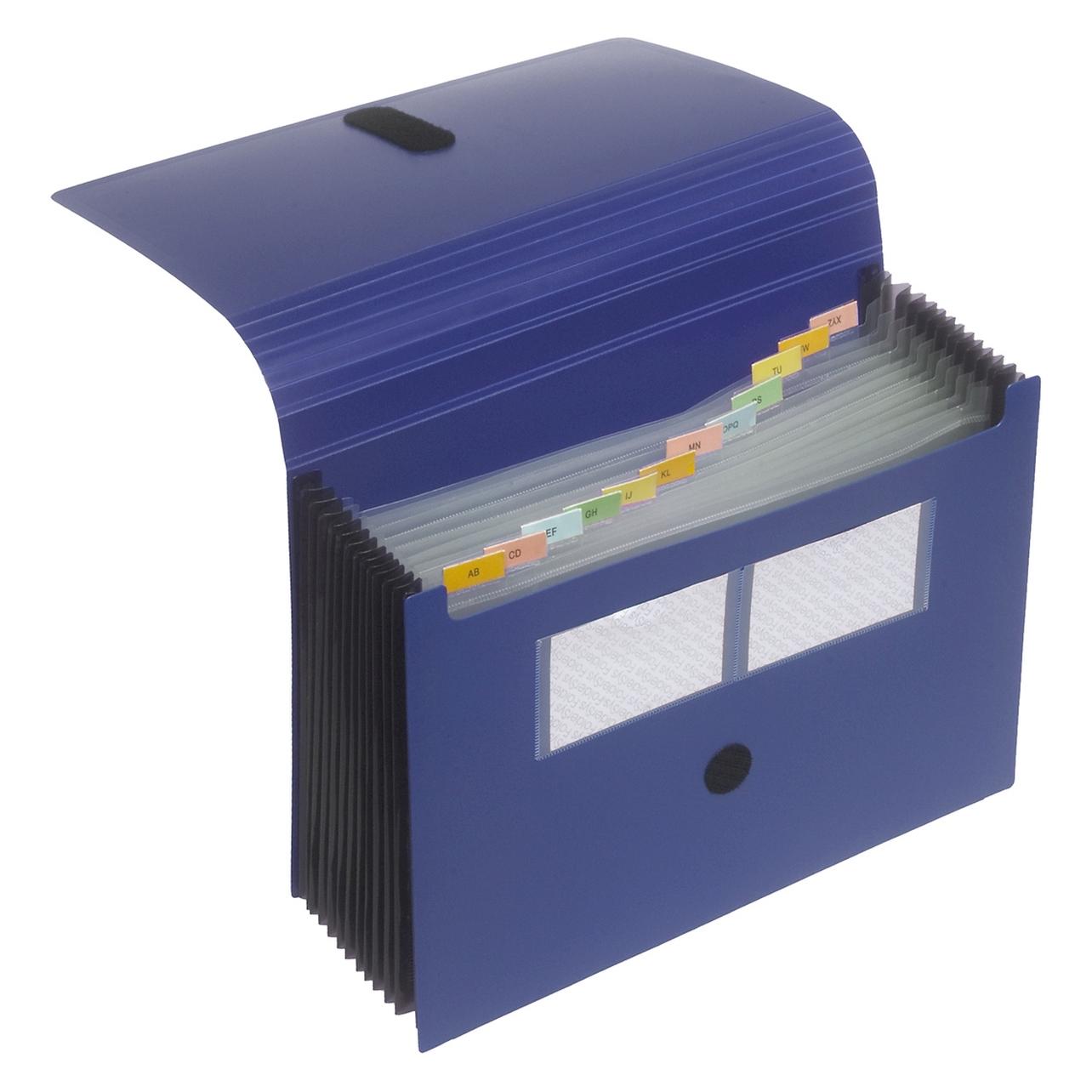 Foldersys Fächermappe 12 Fächer blau (A4) (70006-47)