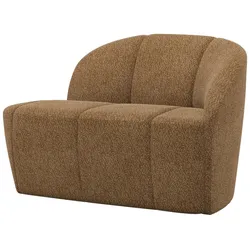 2-Sitzer Sofa Mojo Rechts - Chenille-Stoff, Wollen-Optik, Honiggelb