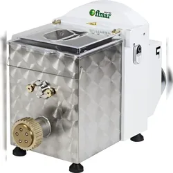 Frischteigwaren-Maschine. Produktion 8 Kg/h. Wanne 2,5 Kg. Leistung 0,5 hp. FIMAR Modell MPF2.5N