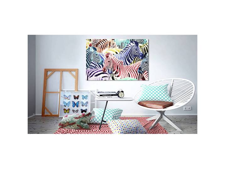 Bild A little bit of Optimism Leinen Multicolor 120 x 80cm