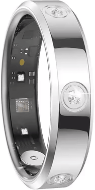 Inspire Curations SlimSense HR01 Smart Health Ring Ultra Thin Waterproof Heart Rate & Stress Tracker b Line Charger 12