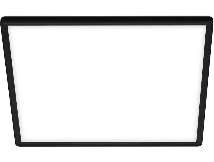 BRILONER LEUCHTEN LED Panel 7158415 SLIM , weiß, Leuchten, Deckenlampe, 42x42x2,9cm, Schwarz, 22W, Wohnzimmer, Schlafzimmer, LED Panel
