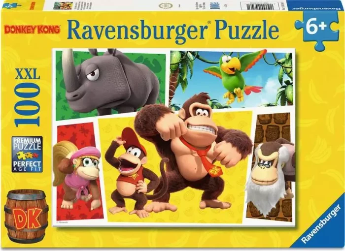 Ravensburger Kinderpuzzle Nintendo Super Mario - Die Affen sind los! (100 Teile)