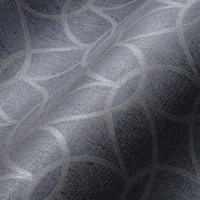 Vliestapete ARCHITECTS PAPER "VILLA", blau (blau, grau), B:1m L:10m, Vlies, Tapeten, Design Tapete Geometrisch