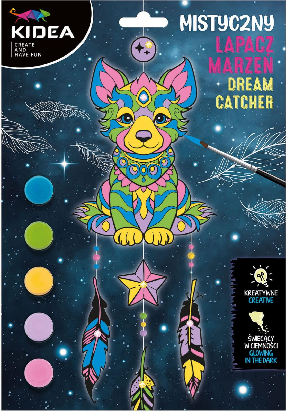 Derform Mystic Paints Decoratie-accessoires voor droomvangers - Donker - Parels, diamanten en lijm