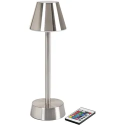 1 Duni LED Lampe kabellos Zelda silber, 208759 inklusive Ladestation
