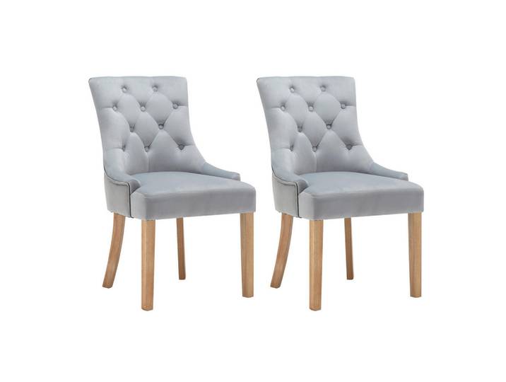 Livetastic Stuhl-Set, Hellgrau, Holz, eckig, 56x91x63 cm, Esszimmer, Stühle, Esszimmerstühle, Esszimmerstühle-Set