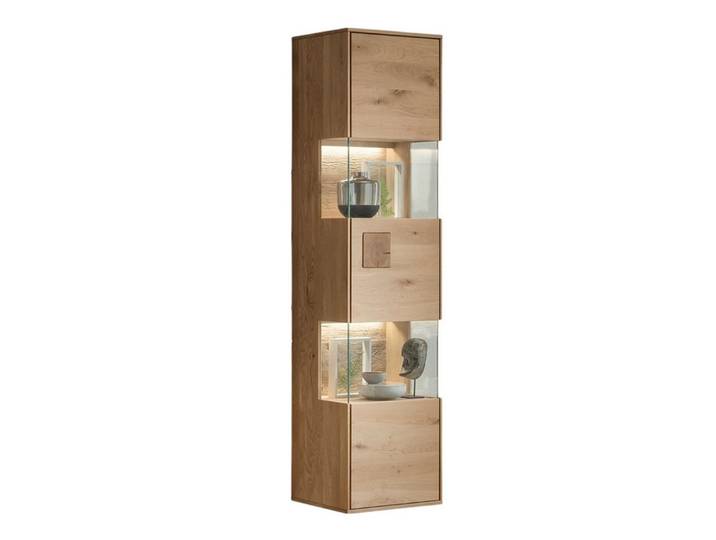 Main Möbel Vitrine Hängevitrine 43x169cm 'Monza' Wildeiche geölt