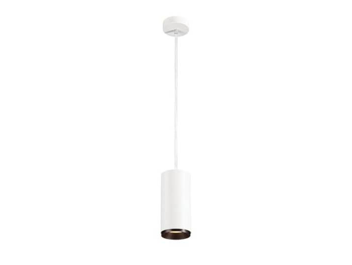 SLV Lampe suspendue NUMINOS® PD DALI L - Pour salon\, intérieur\, salle à manger\, LED - 3000 K - 28 W - 2340 lm - Blanc - Intensité variable à 36°