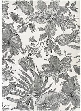 Dream Decor Rugs Gelato Bellflower Floral Indoor Outdoor Area Rug