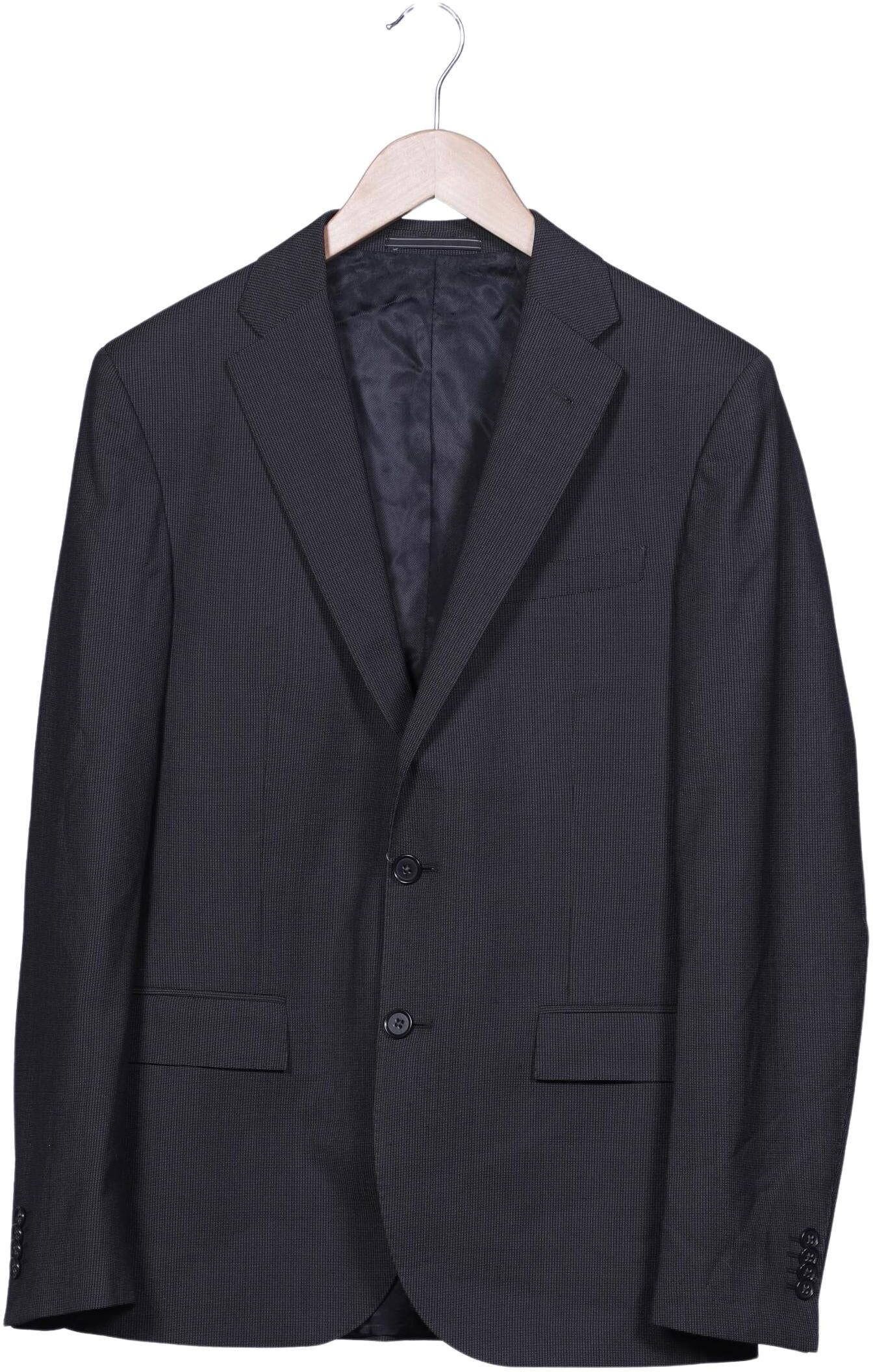 Corneliani Herren Sakko, Grau, Gr. EU 46, Synthetik / Schurwolle / Elasthan / Viskose - Second Hand