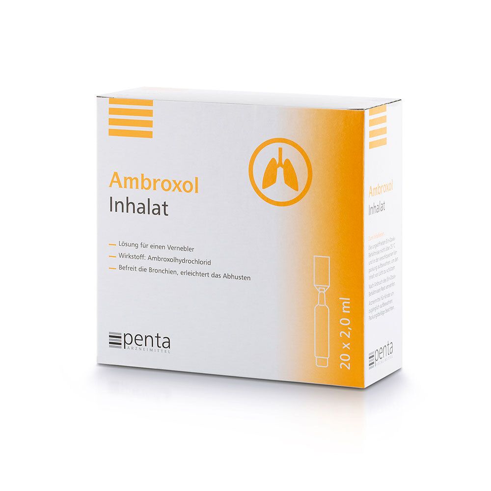 Ambroxol Inhalat Lösung für einen Vernebler 20x2 ml