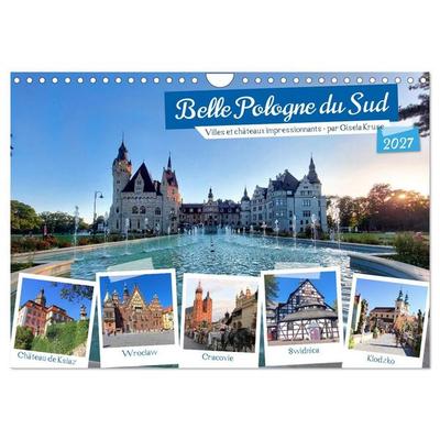Belle Pologne du Sud (Calendrier mural 2027 DIN A4 vertical), CALVENDO calendrier mensuel