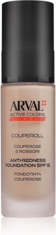 Arval Couperoll Anti-redness foundation SPF15 High Cover Foundation SPF 15 02 Pink Beige 30 ml