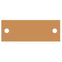Striebel & John ZX2376 Kupfer-Verbinder, Feld-Feld 40x10, lose Lieferung 2CPX047467R9999
