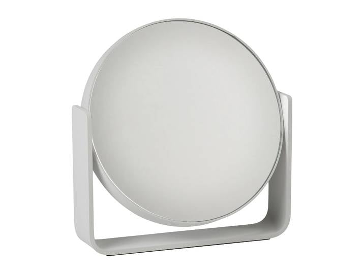 Zone Denmark Miroir de table Ume à grossissement 5x 19x19,5 cm Soft grey
