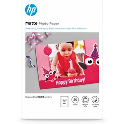 HP Fotopapier matt – 25 Blatt/10 x15 cm