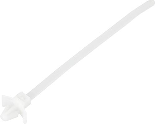 TRU COMPONENTS TC-13030684 TC-WM-130-4.8-N Kabelbinder 130mm 4.8mm Natur mit Flügelverschluss, chemische Beständigkeit 100St.