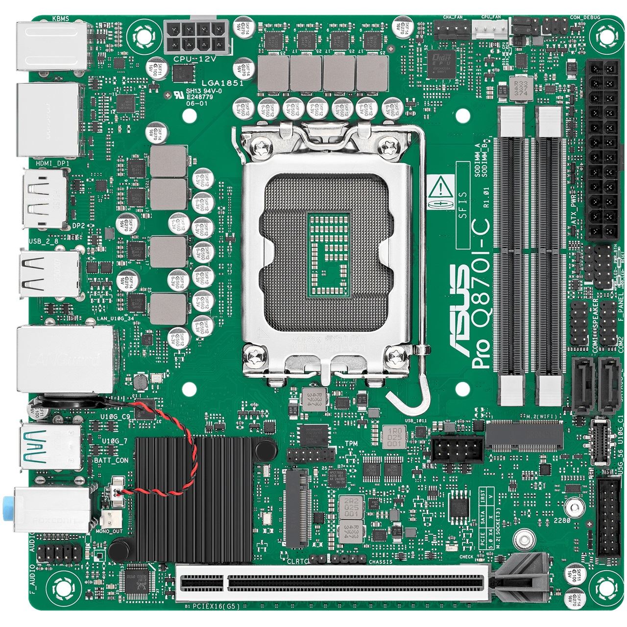 Asus Pro Q870I-C-CSM Intel Q870 So.1851 DDR5 Mini-ITX Retail