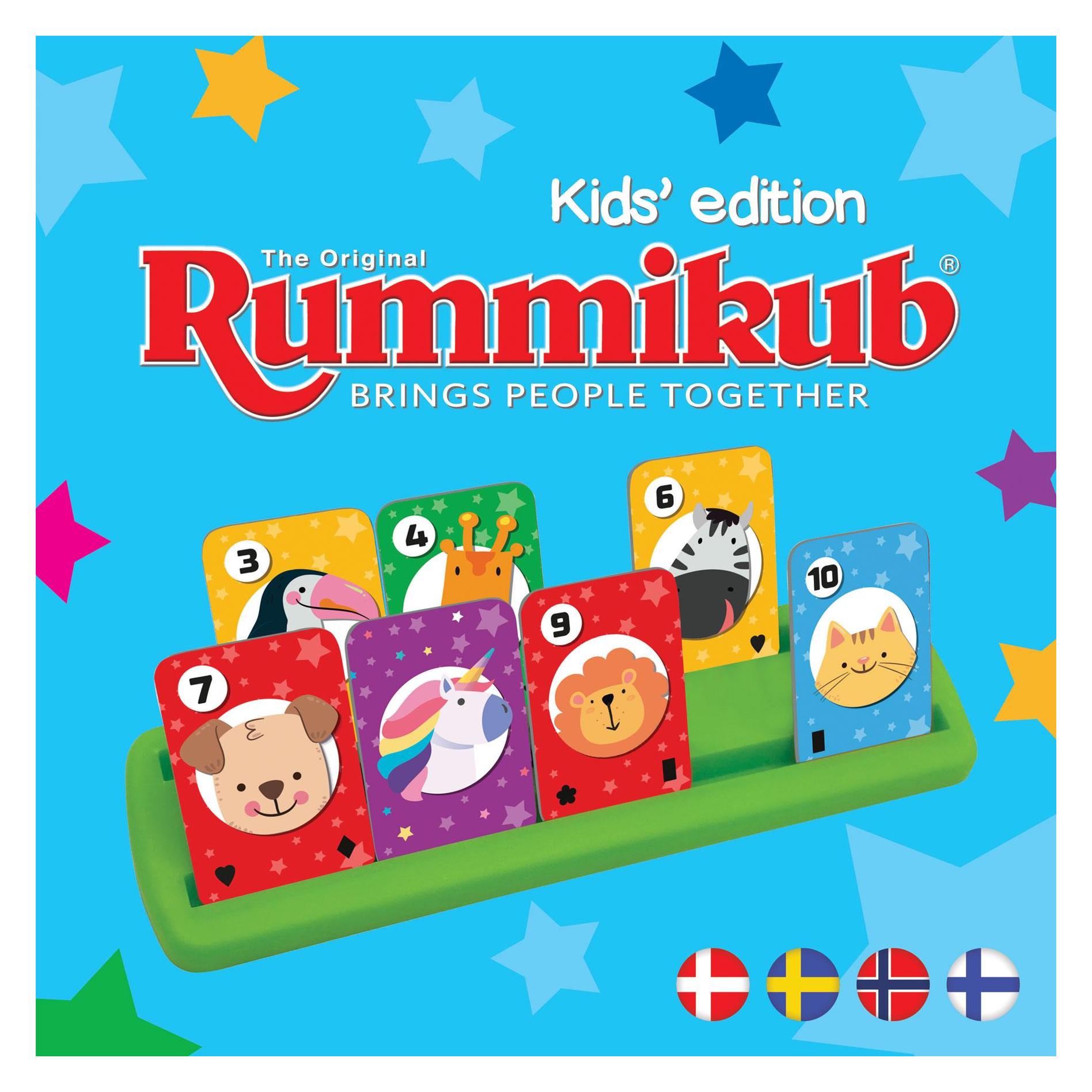 Rummikub for Kids (Nordic) (Dänisch, Finnisch, Norwegisch, Schwedisch, 2 - 4 Spieler) (GOL1687)