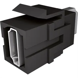 BACHMANN Keystone 4K HDMI 2.0 UHD Kupplung, Buchse-Buchse schwarz