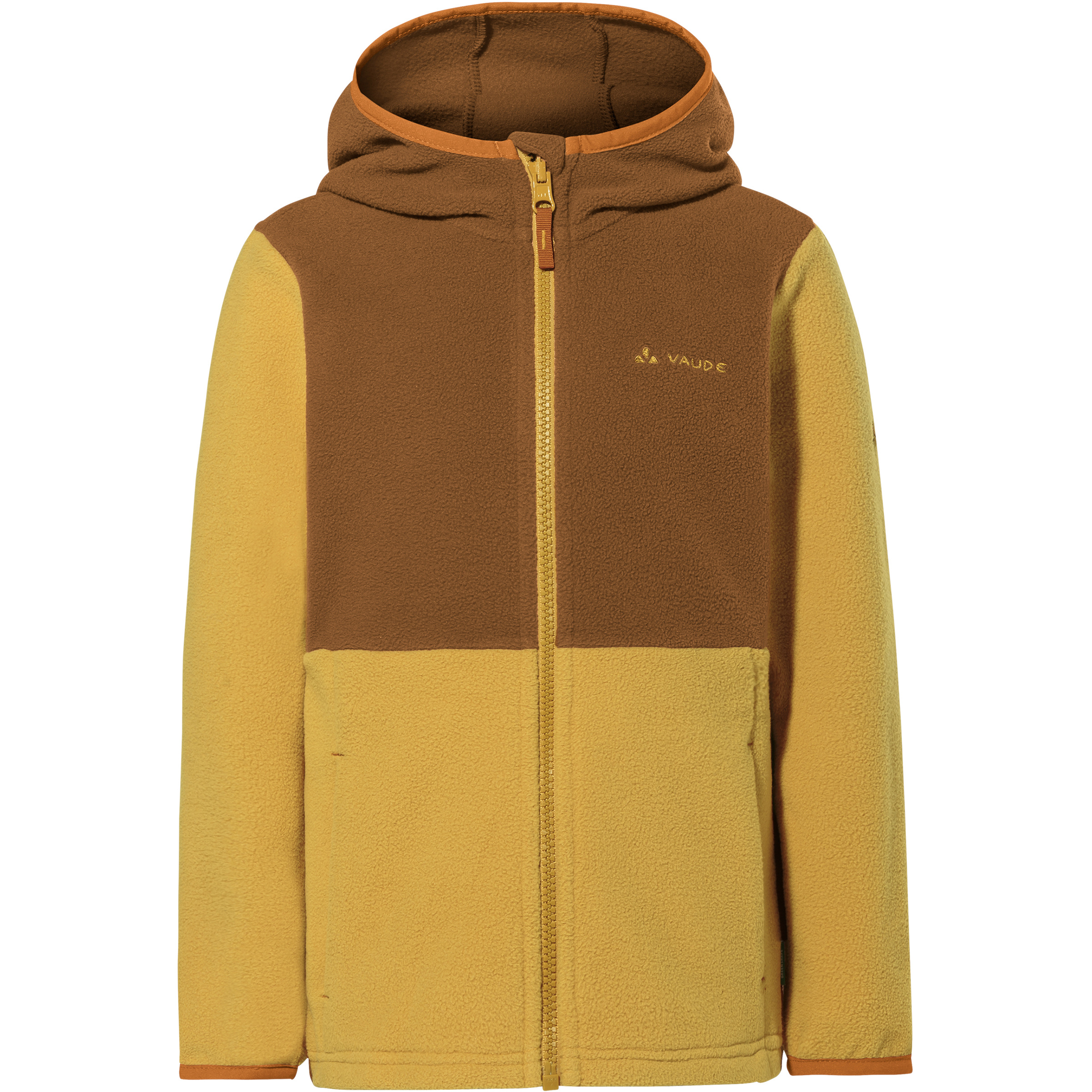Vaude Pulex II Kinder Fleecejacke gelb Größe 122 Trekking Atmungsaktiv