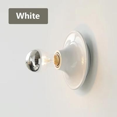 Inspired Finds Vintage Retro Ceiling Light And Wall Sconce Decorative Bedside Lamp For Corridor Balcony white warm White (2700 3500k)