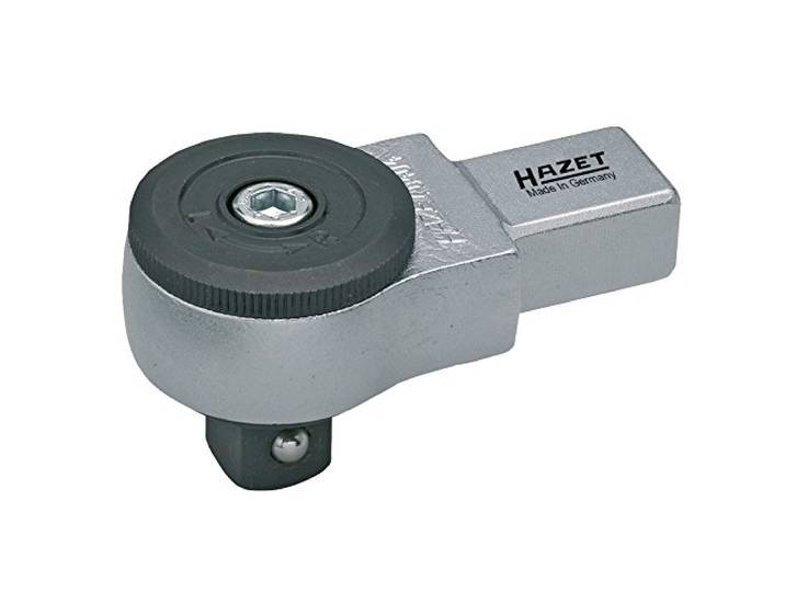 Hazet 3/8-Inch 9 x 12 Insert Omkeerbare Ratel - Zilver/Zwart