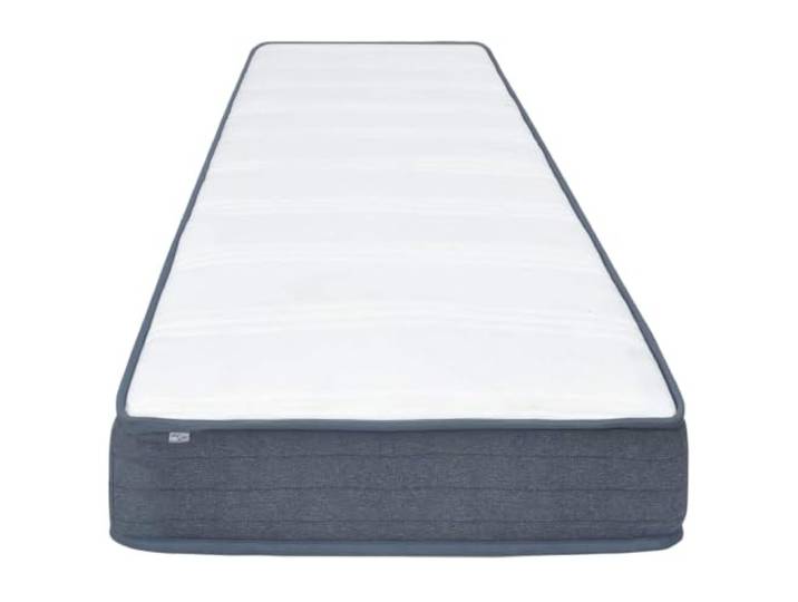 Matratze, Lattenrost, gepolstert, mittlere Härte, 200 x 100 x 20 cm Stoßabsorbierende Taschenfedern, druckentlastender Schaumstoff, optimale Unterstützung, kehrt nach