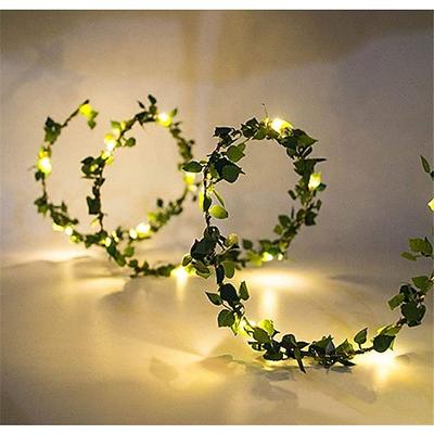 2m Lichterkette 20 LEDs SMD 0603 1 Stück Warmweiß Erntedankfest wasserdichte Partyd Dekoration USB betrieben Batteries betrieben