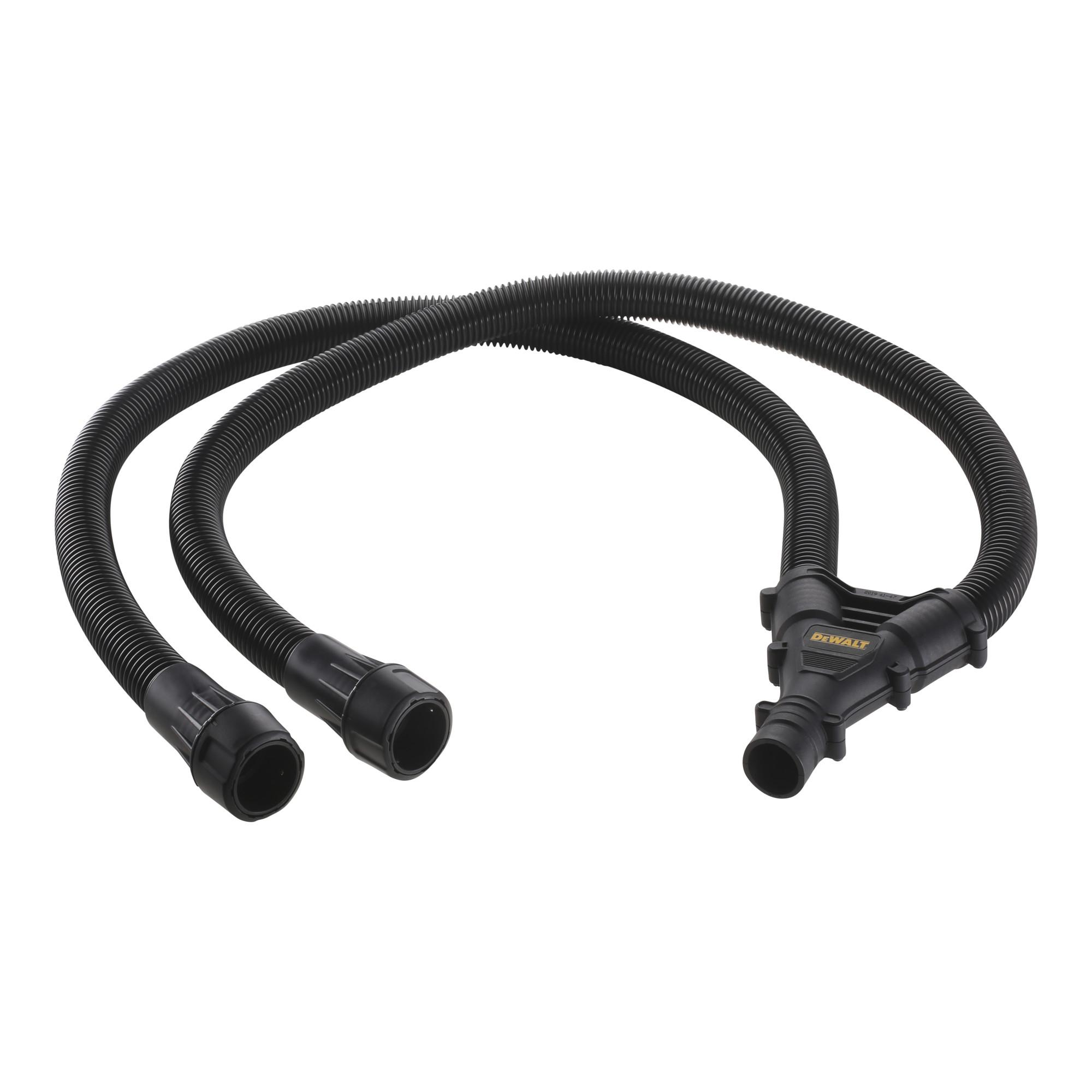 DEWALT AirLock Y-Adapter-Set für Tischkreissägen mit 2 Absaugpunkten (DWV9470-XJ)