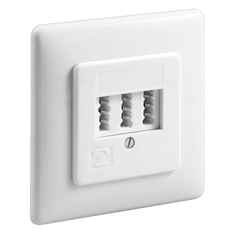 Goobay 43545 Telefon-/Antennen-/Steckdose (43545)