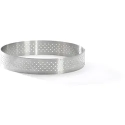 De Buyer Perforated Stainless Steel Round Tart Ring 12,5cm (3099 05) deBuyer05) deBuyer 05)