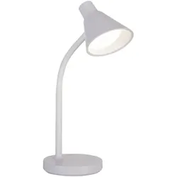 LED Tischleuchte weiß mit Schalter flexible Schreibtischleuchte